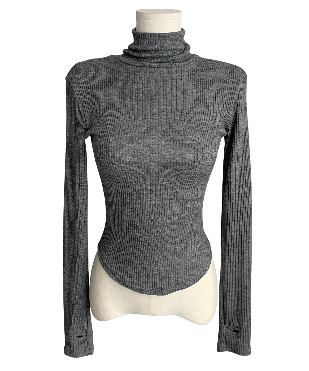 긴팔 티셔츠 그레이 색상 이미지-S2L65