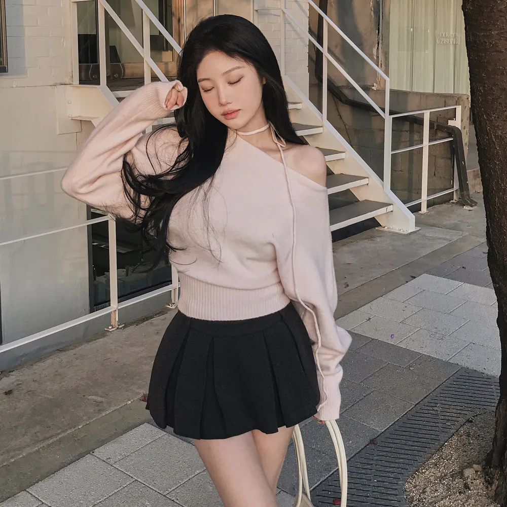 긴팔 티셔츠 모델 착용 이미지-S1L82