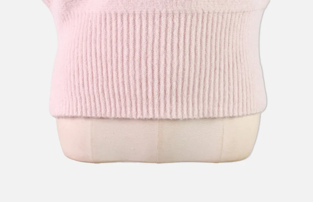 긴팔 티셔츠 베이비핑크 색상 이미지-S1L18