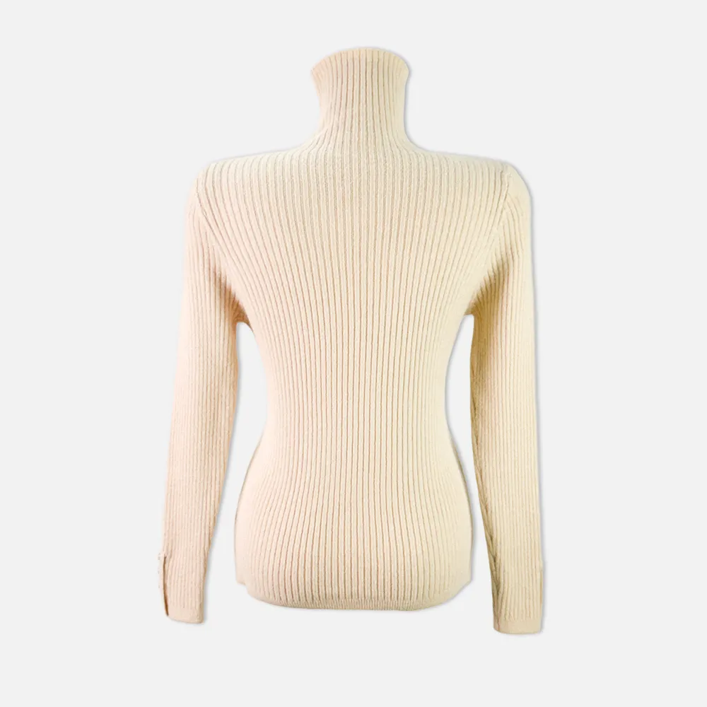 긴팔 티셔츠 크림 색상 이미지-S1L21