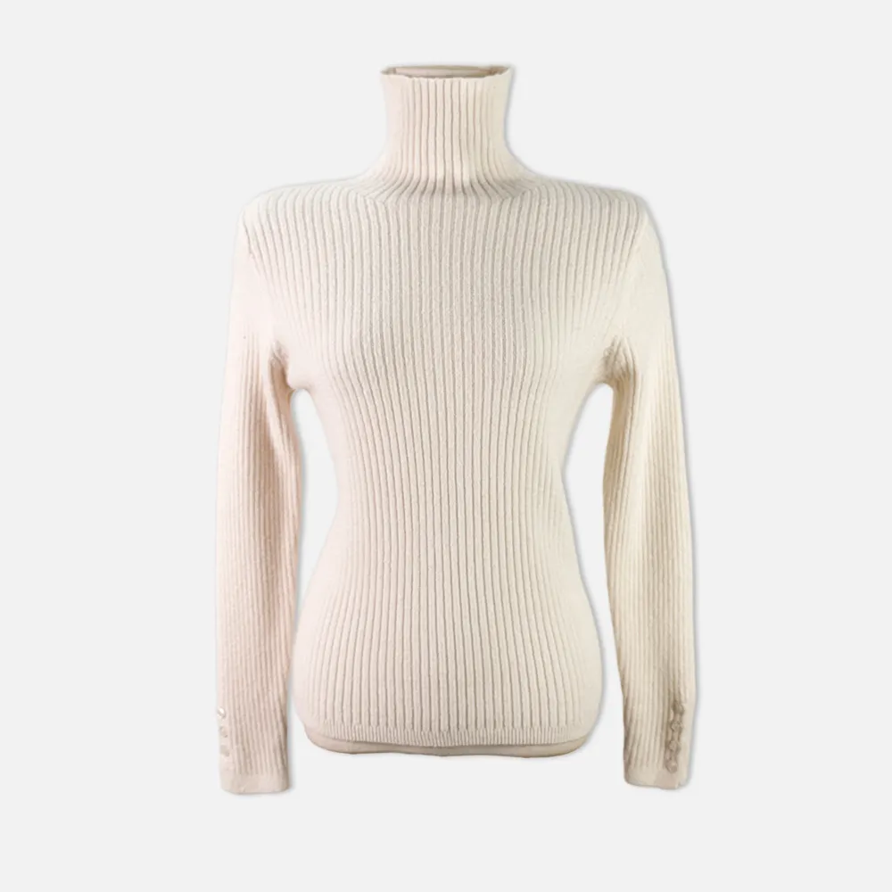 긴팔 티셔츠 크림 색상 이미지-S1L26