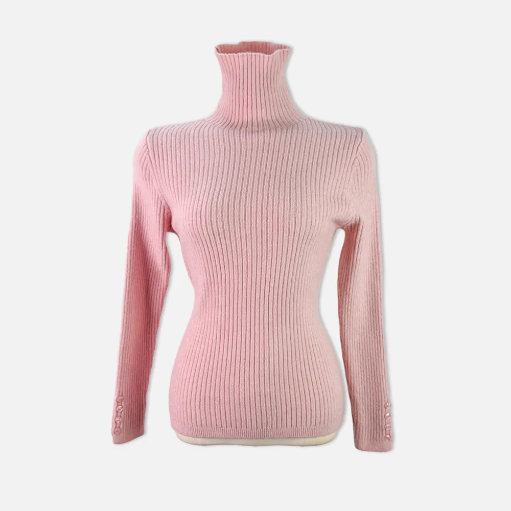 긴팔 티셔츠 베이비핑크 색상 이미지-S1L28