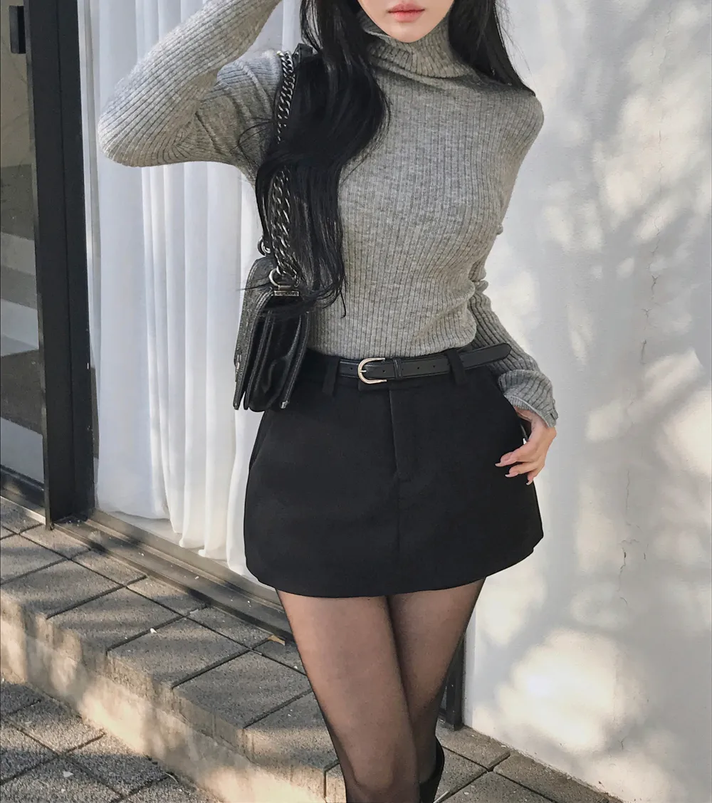 긴팔 티셔츠 모델 착용 이미지-S1L51