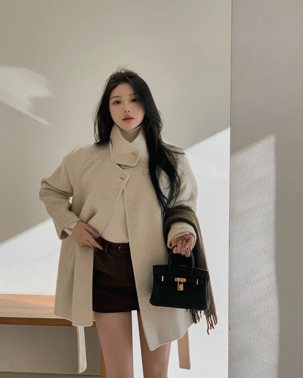 긴팔 티셔츠 모델 착용 이미지-S3L30