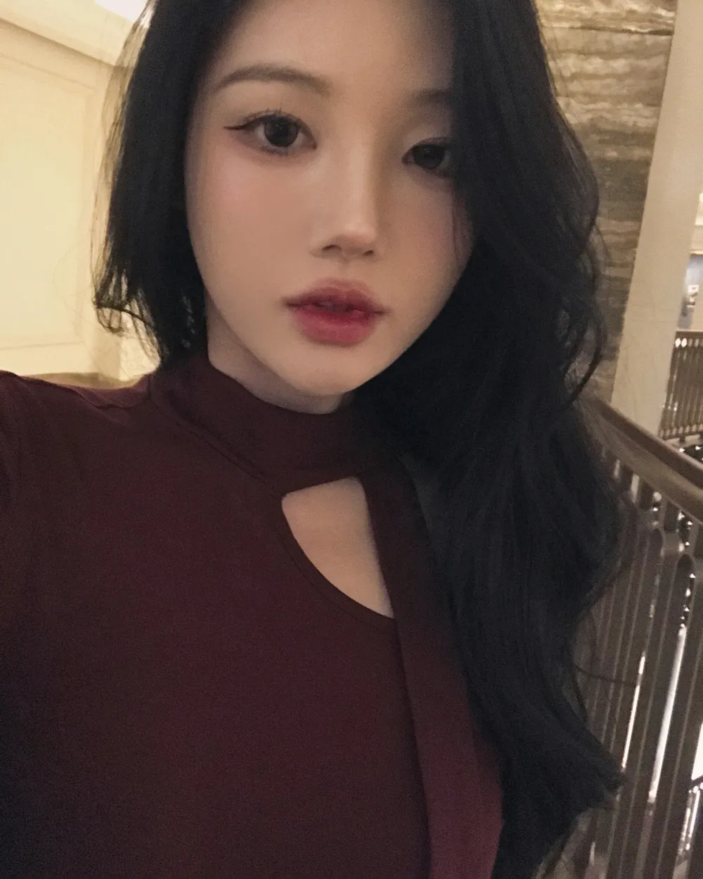 미니 스커트 모델 착용 이미지-S1L74