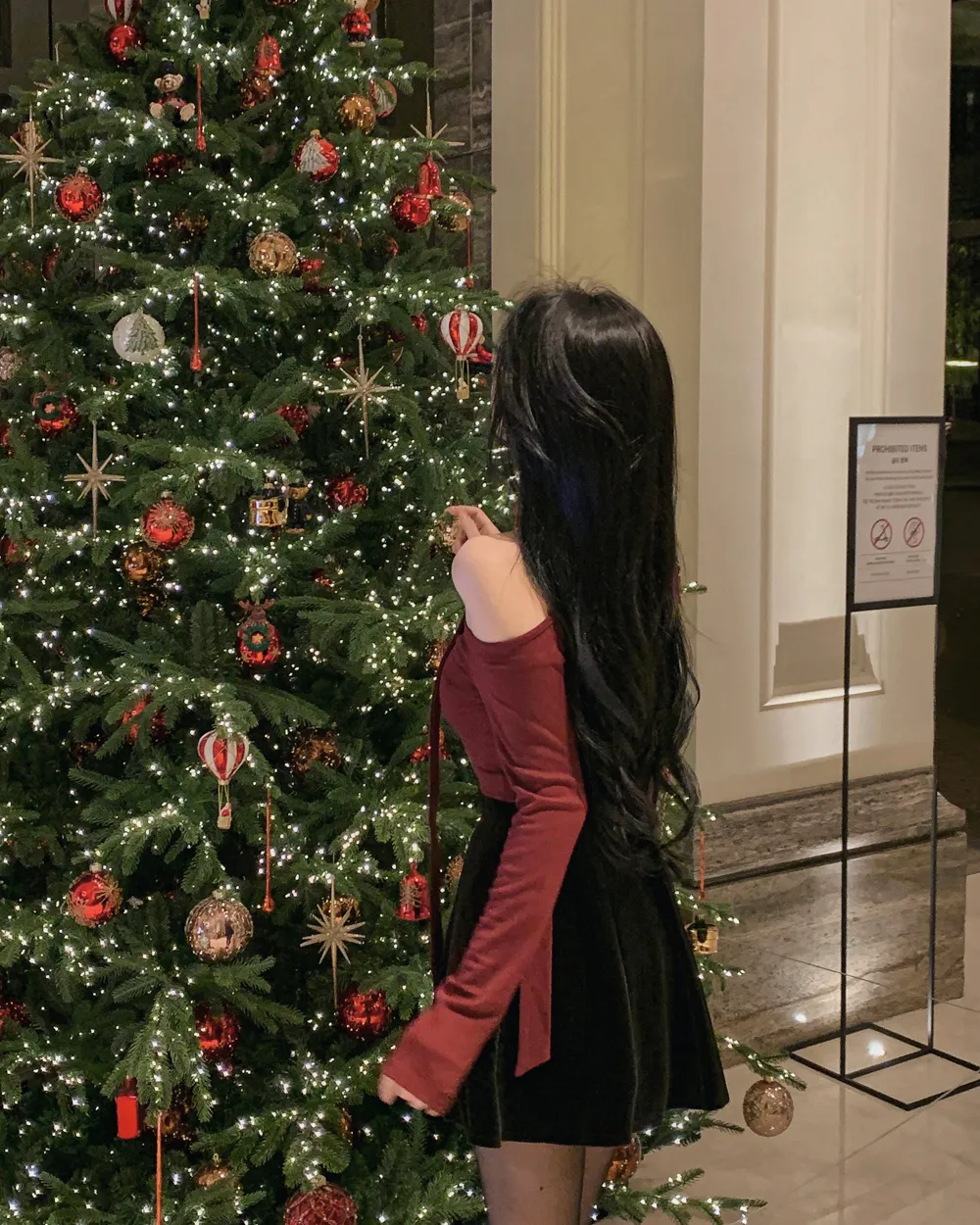 미니 스커트 모델 착용 이미지-S1L71