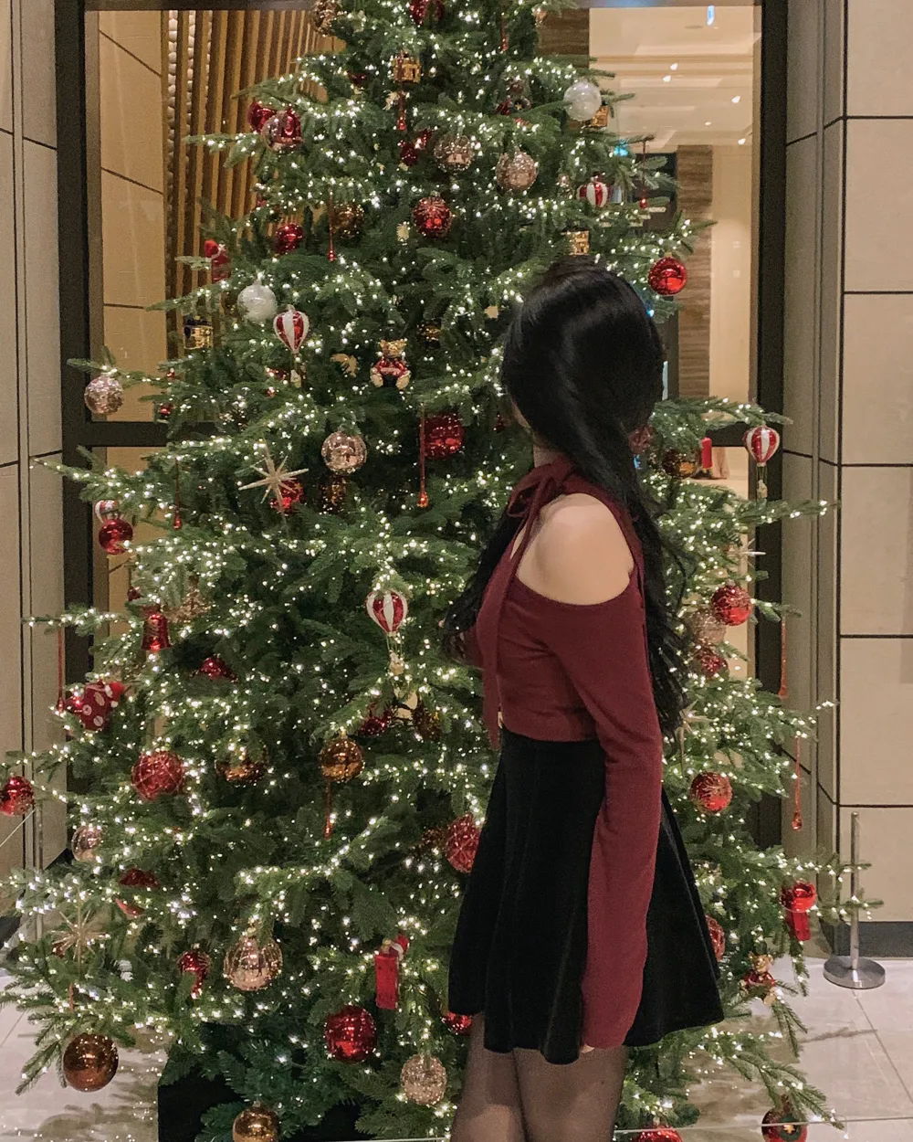 미니 스커트 모델 착용 이미지-S1L50