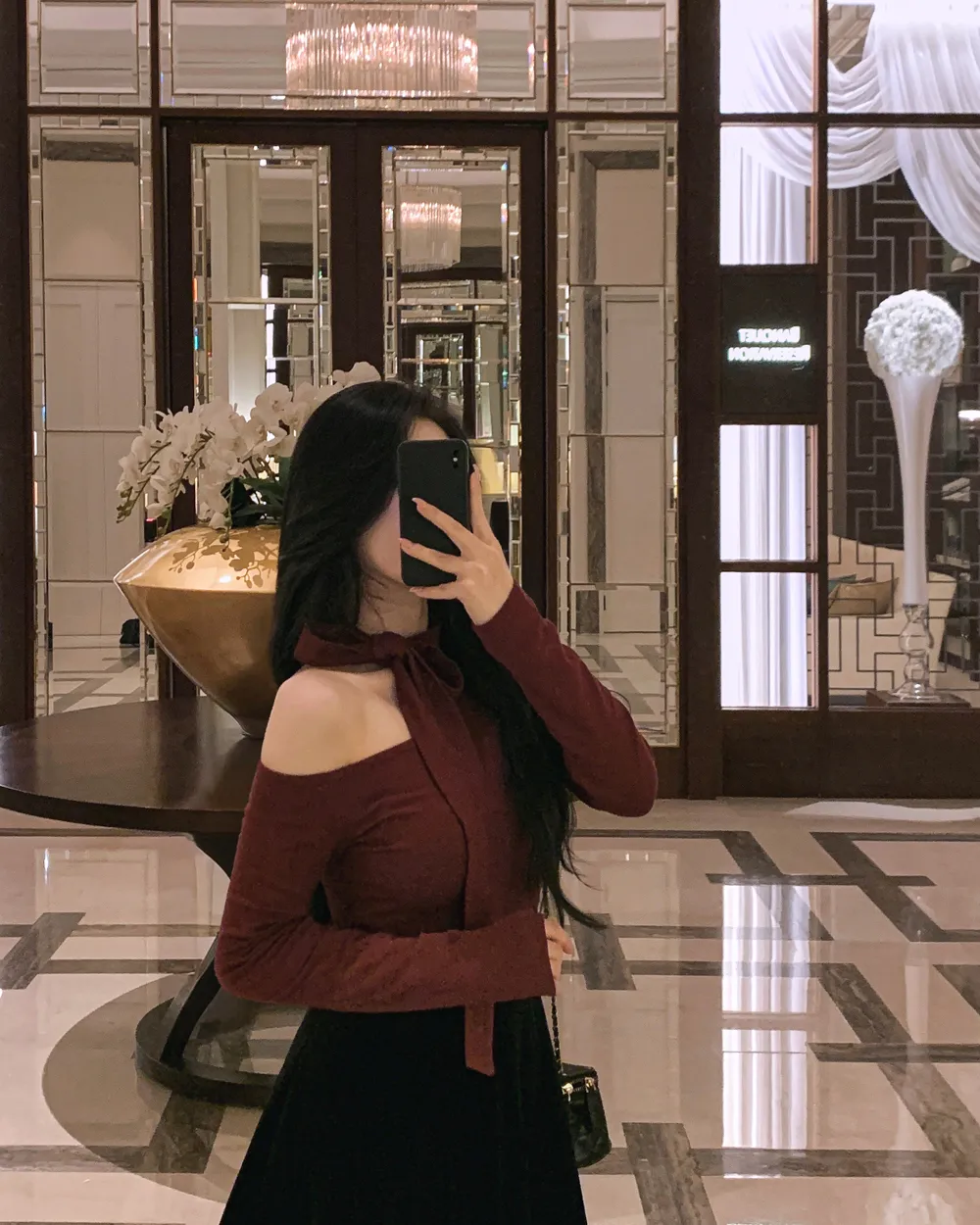 미니 스커트 모델 착용 이미지-S1L39