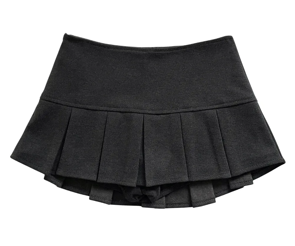 미니 스커트 그레이 색상 이미지-S2L32