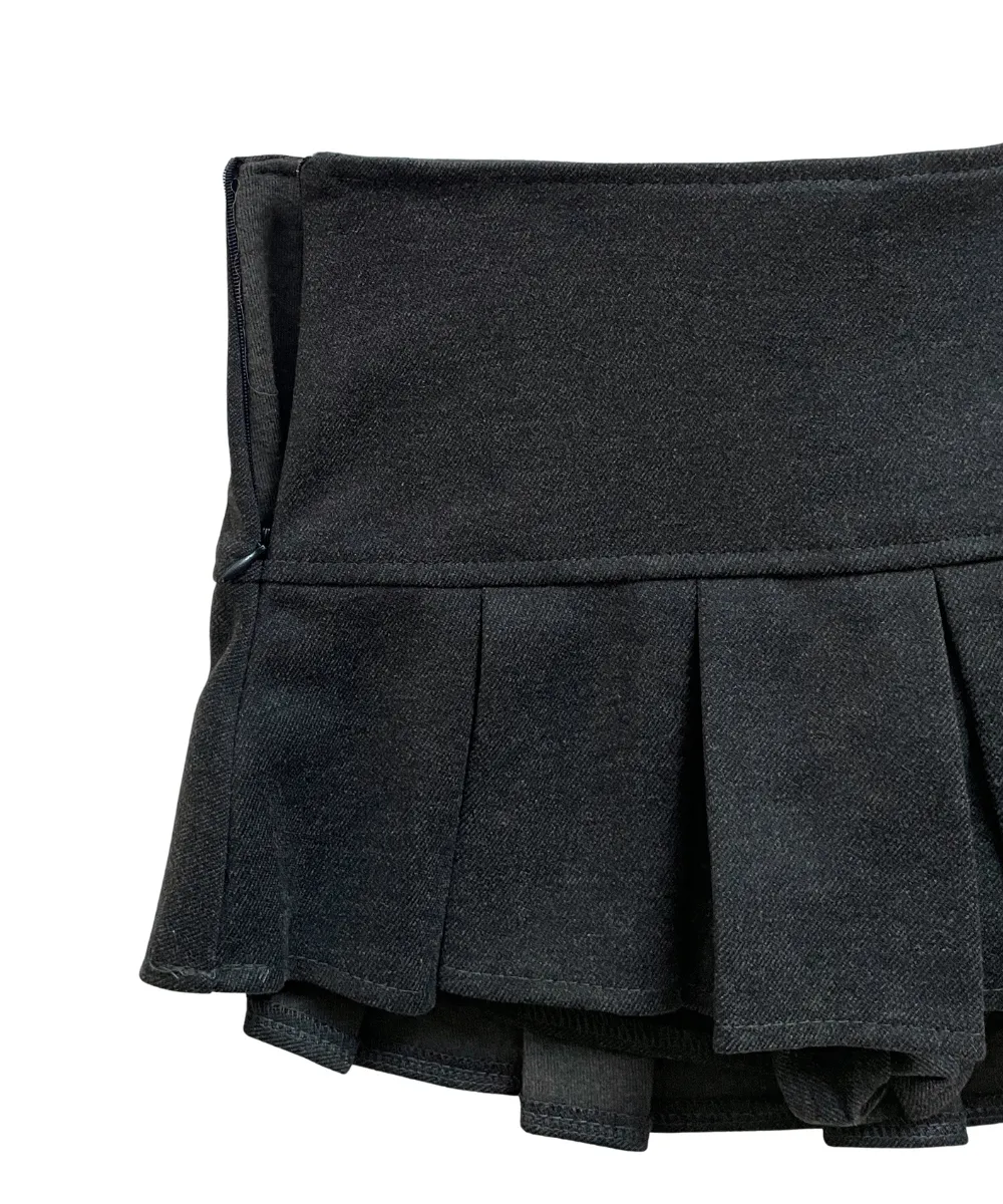 미니 스커트 그레이 색상 이미지-S2L35