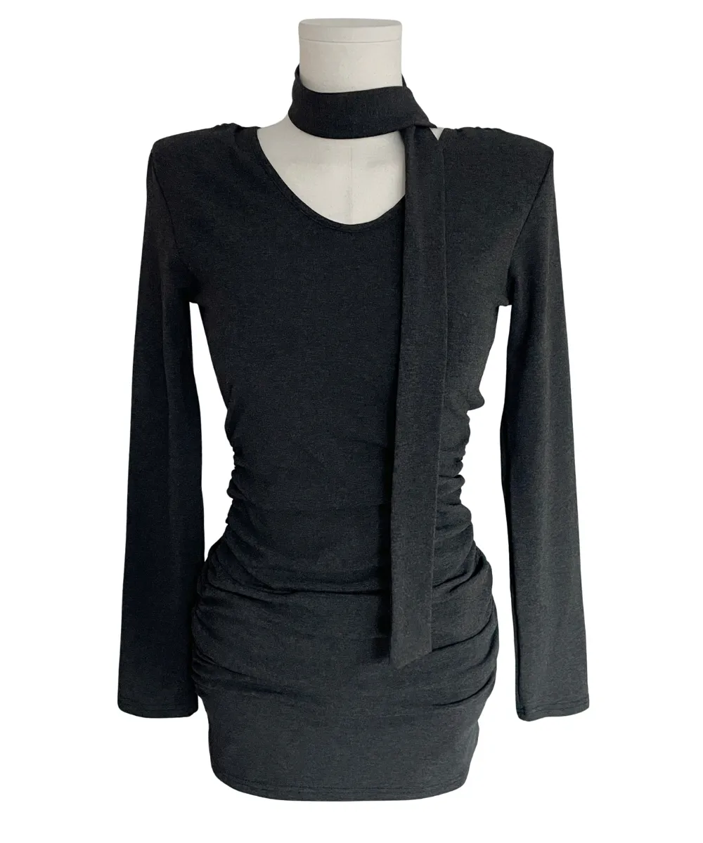 긴팔 티셔츠 차콜 색상 이미지-S3L7