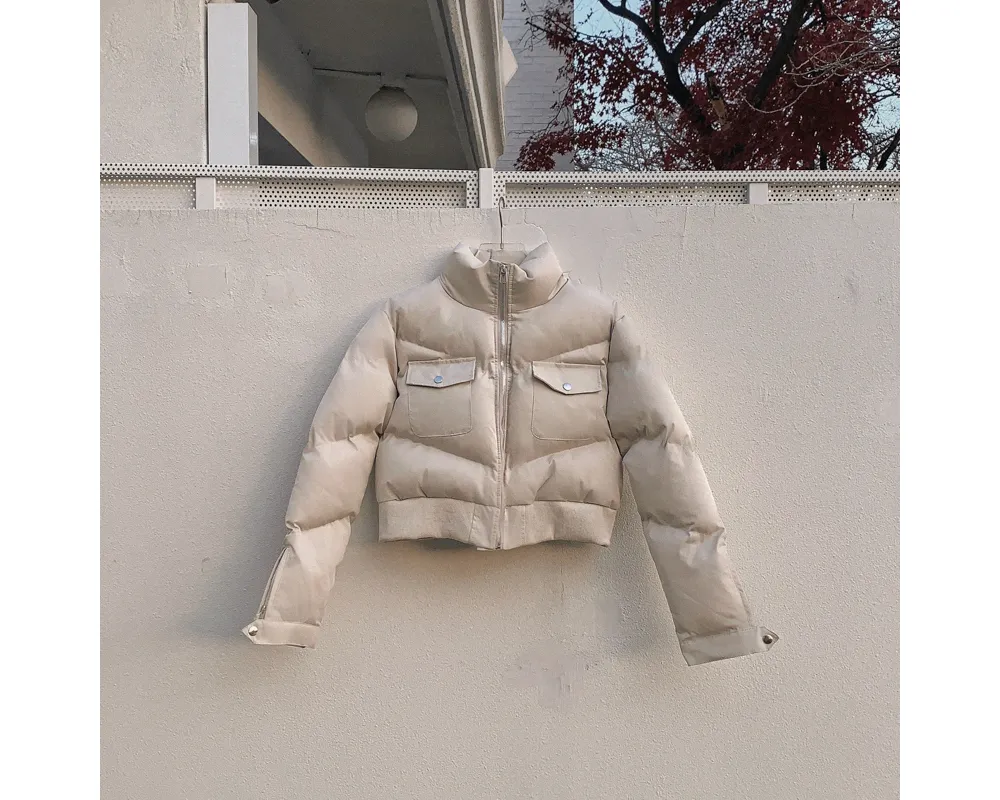 패딩 오트밀 색상 이미지-S1L57