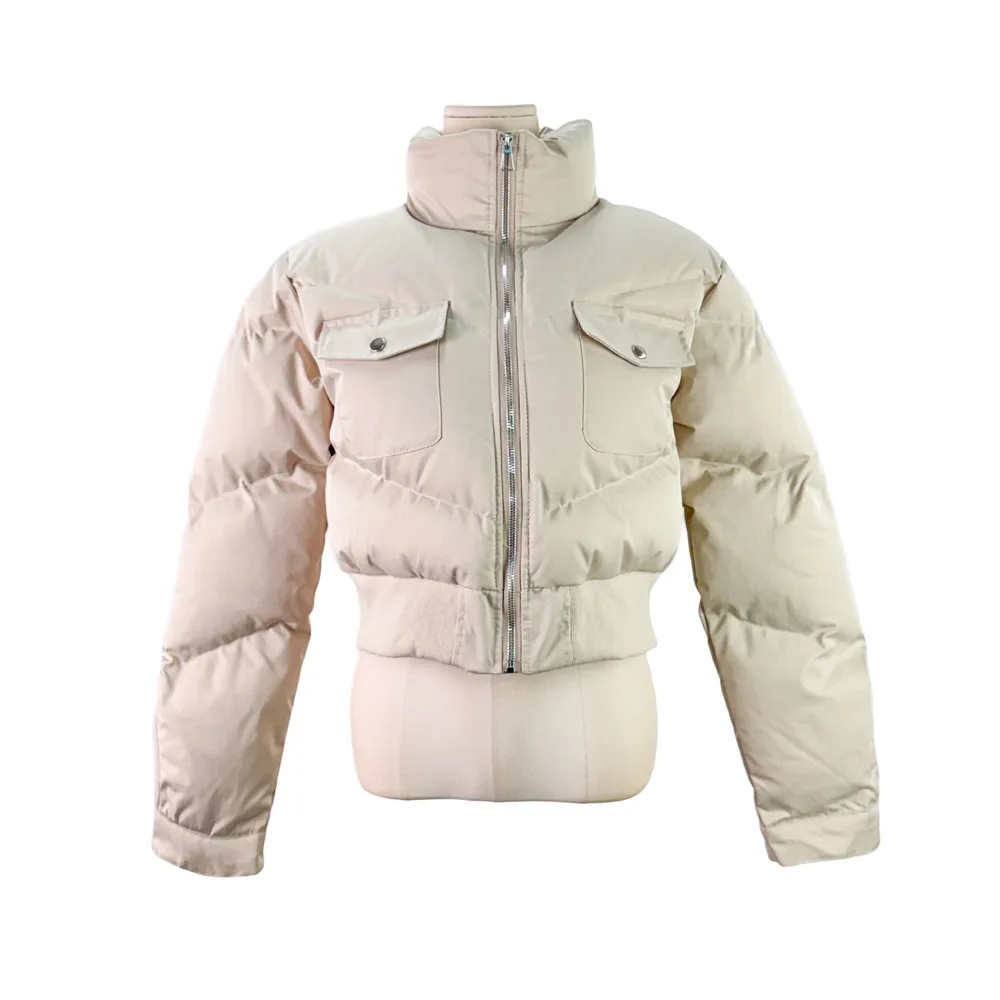 패딩 크림 색상 이미지-S1L23