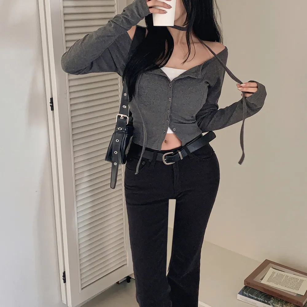 패딩 모델 착용 이미지-S1L107