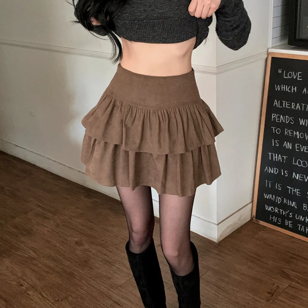 미니 스커트 모델 착용 이미지-S1L32