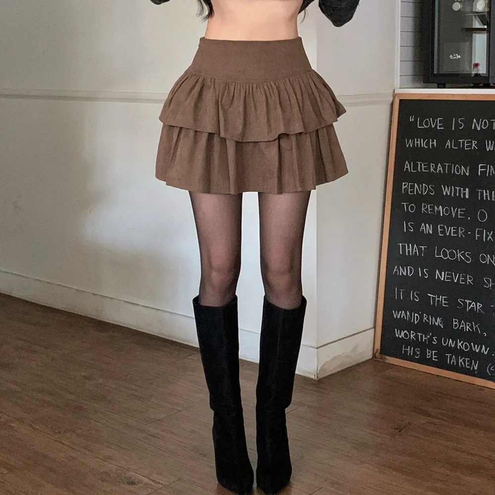 미니 스커트 모델 착용 이미지-S1L30