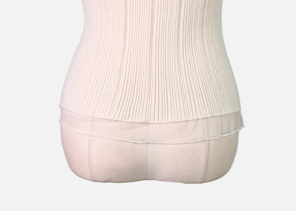 긴팔 티셔츠 크림 색상 이미지-S1L29