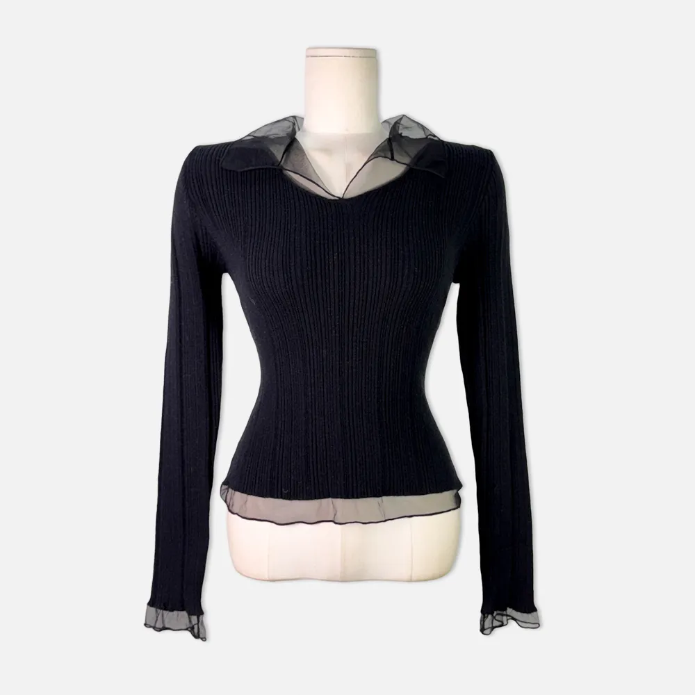 긴팔 티셔츠 화이트 색상 이미지-S1L19