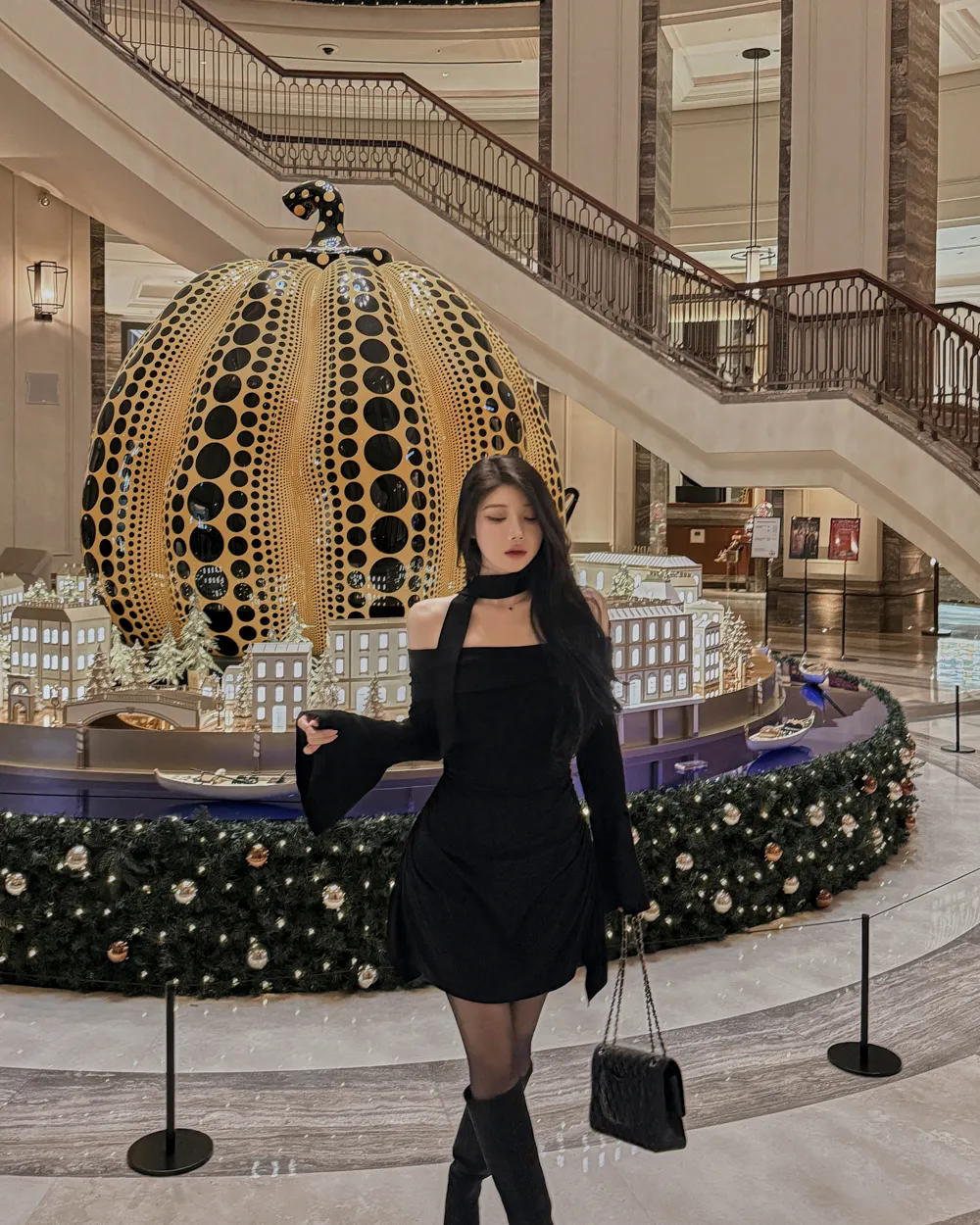 드레스 모델 착용 이미지-S1L53