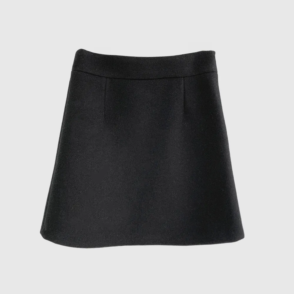 미니 스커트 차콜 색상 이미지-S1L60