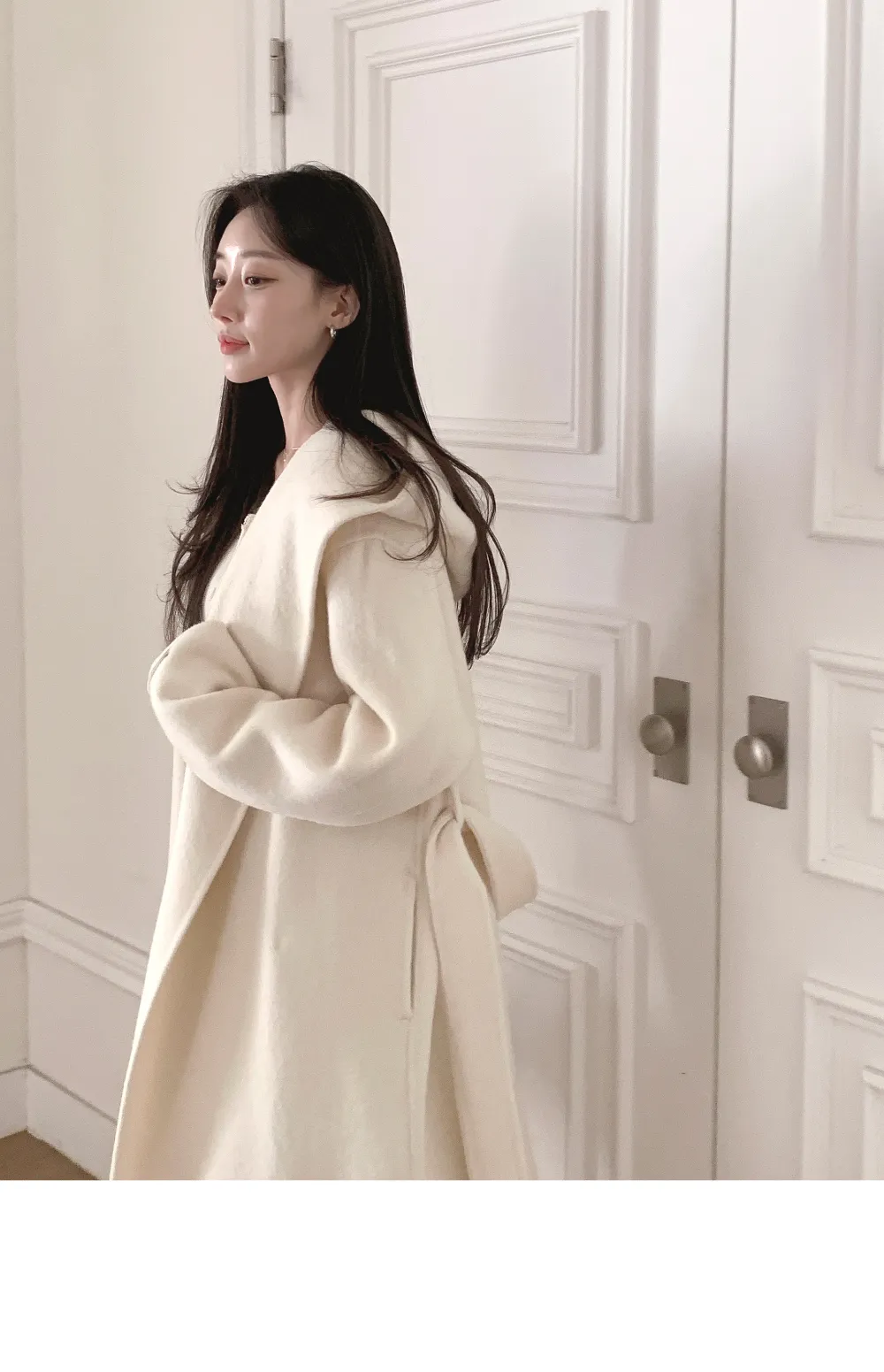 미니 스커트 모델 착용 이미지-S1L44