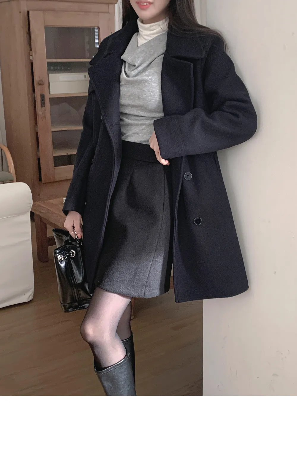 미니 스커트 모델 착용 이미지-S3L16