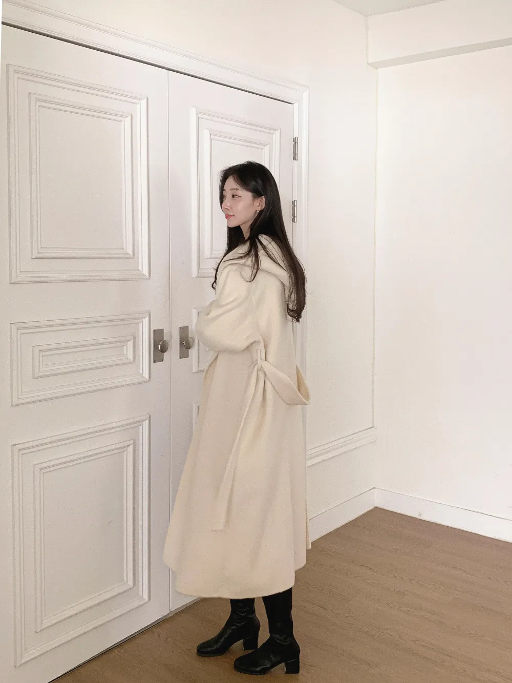 미니 스커트 모델 착용 이미지-S1L41