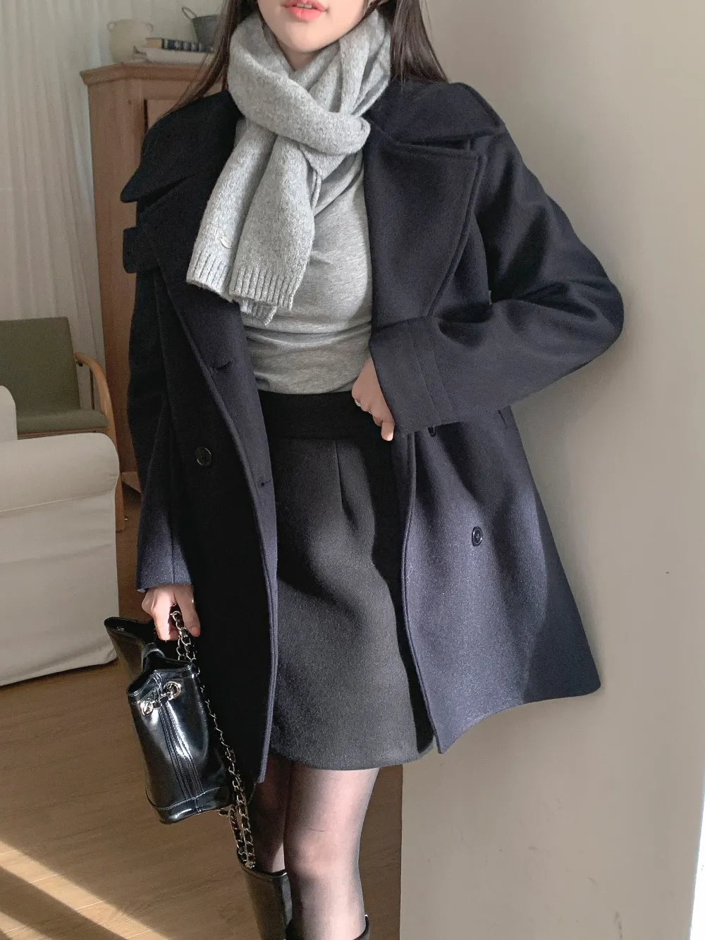 미니 스커트 모델 착용 이미지-S3L13