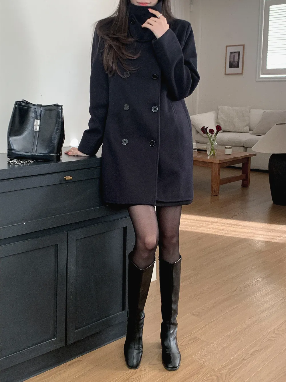 미니 스커트 모델 착용 이미지-S3L27