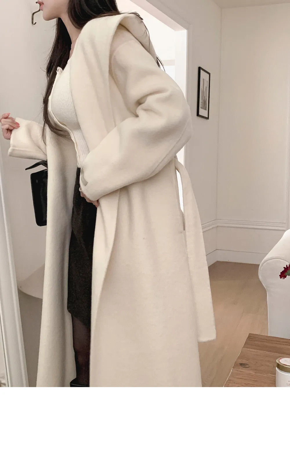 미니 스커트 모델 착용 이미지-S1L45