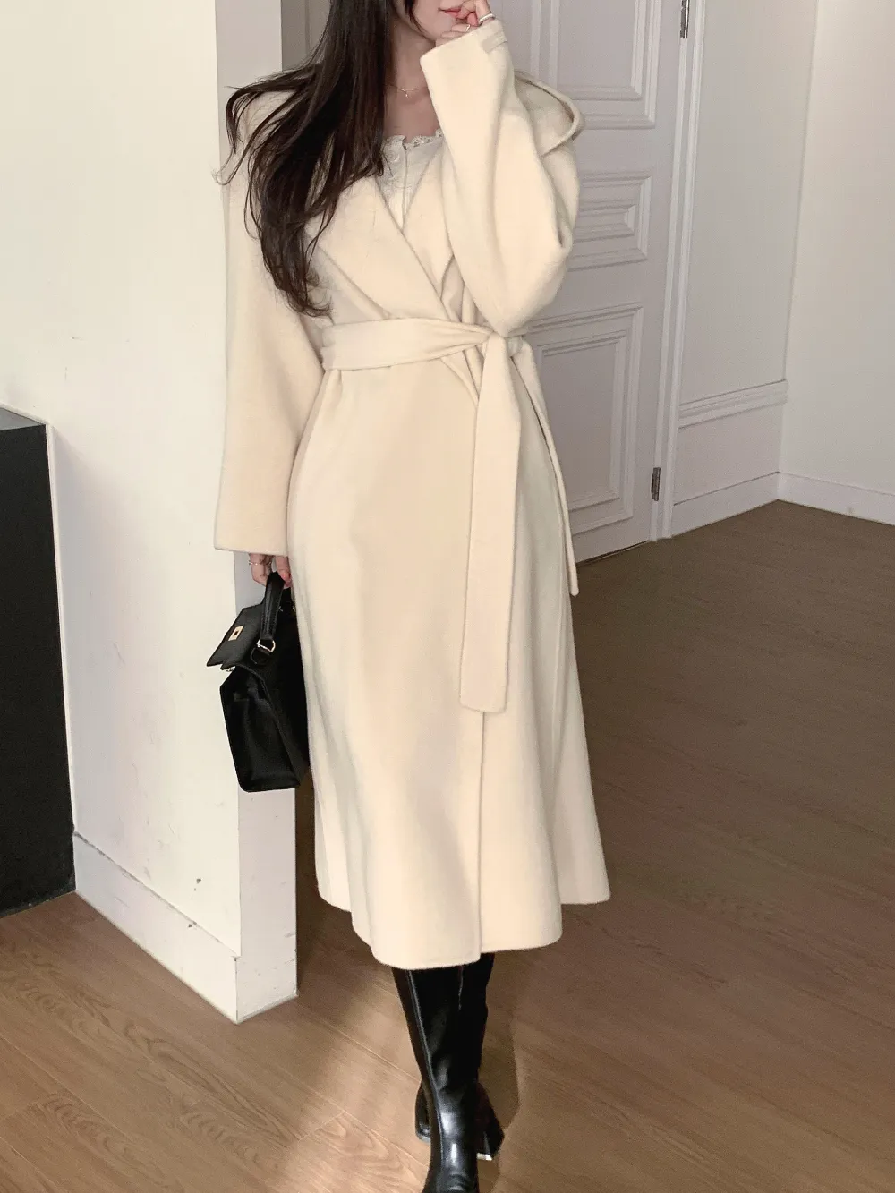 미니 스커트 모델 착용 이미지-S1L51