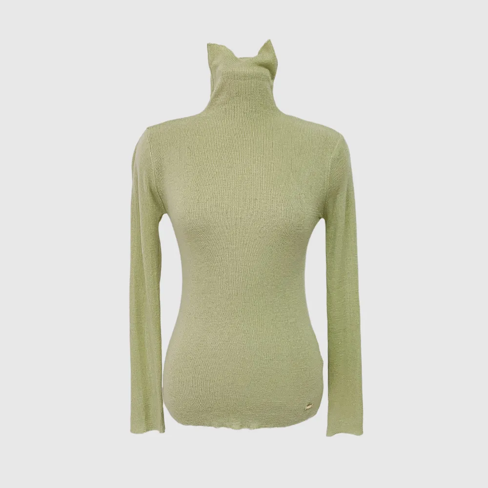 긴팔 티셔츠 아이보리 색상 이미지-S1L63