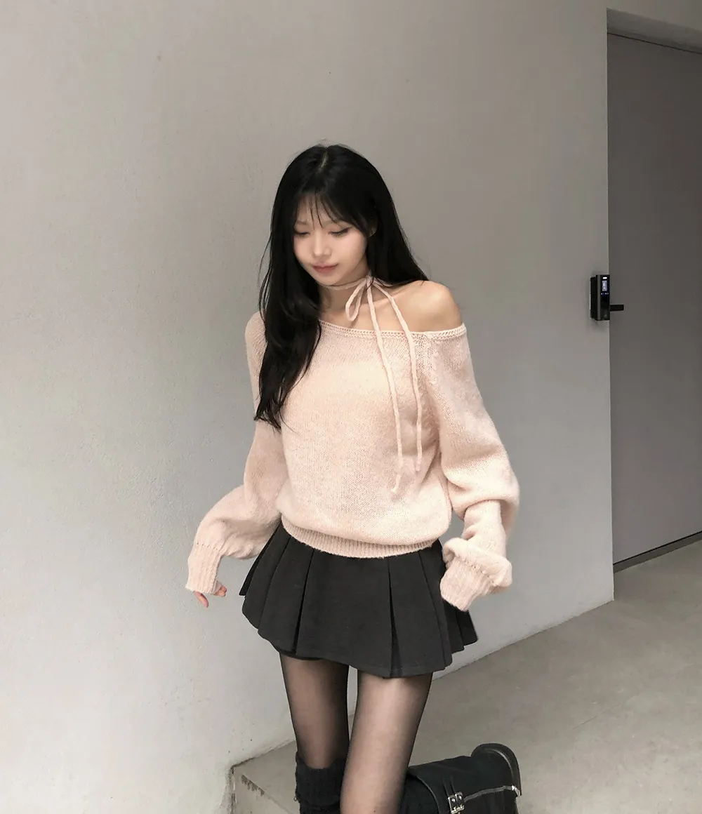 카디건 모델 착용 이미지-S3L20