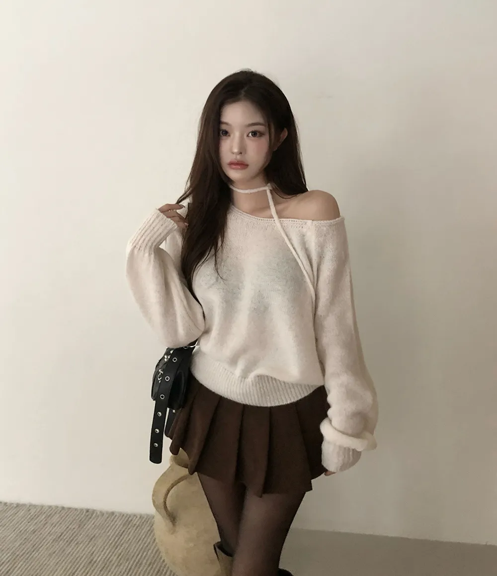 카디건 모델 착용 이미지-S3L16