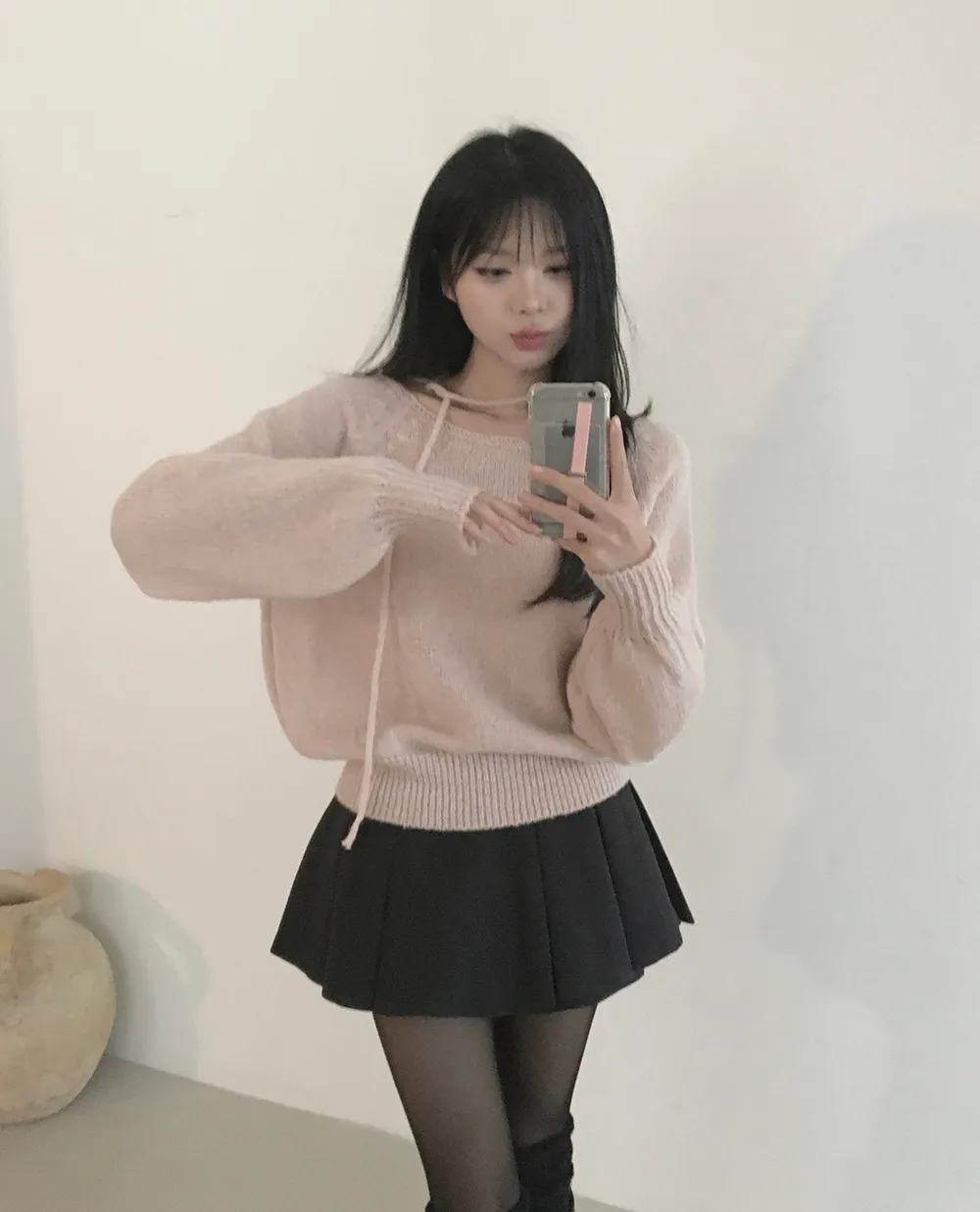 카디건 모델 착용 이미지-S3L27