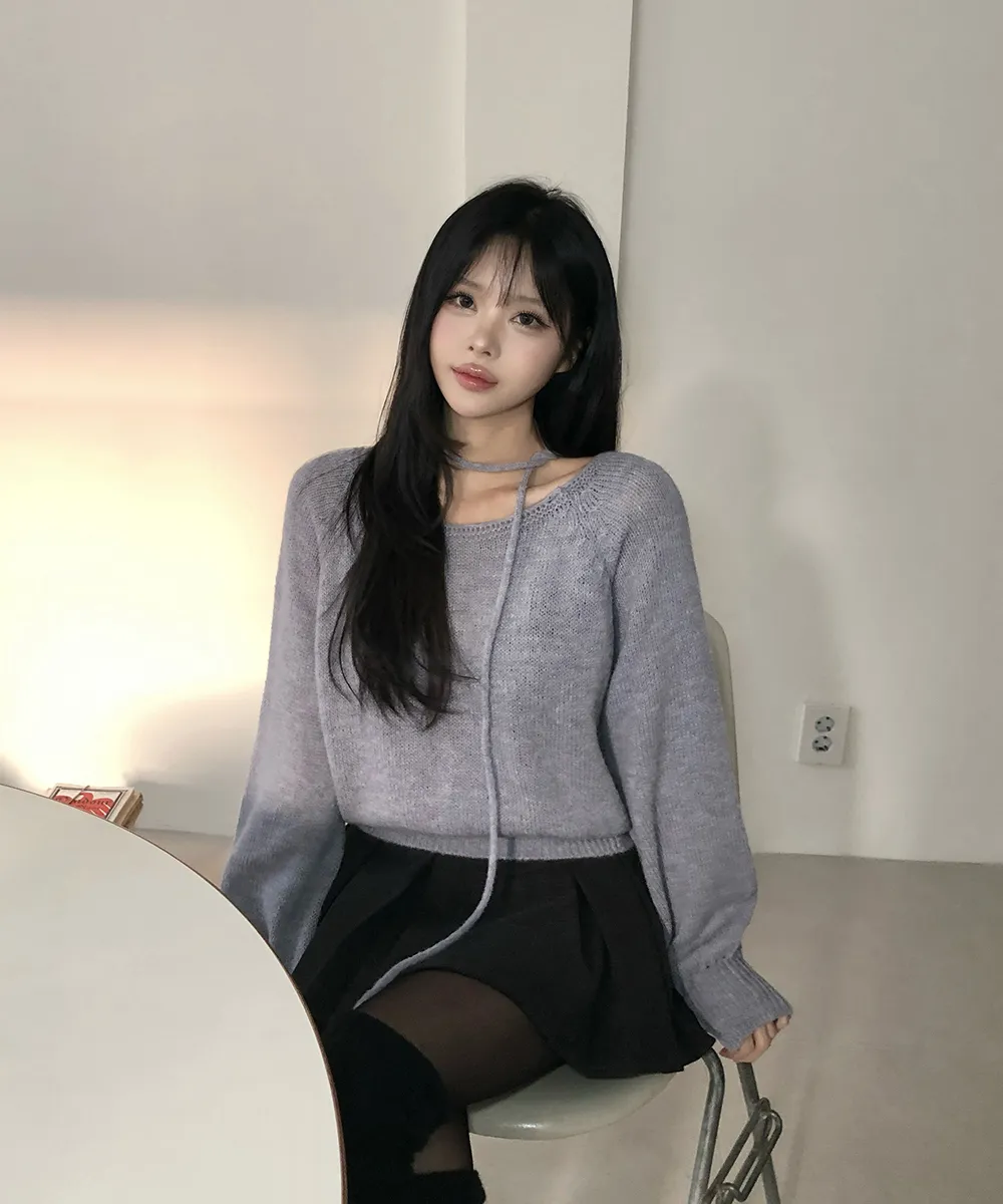 카디건 모델 착용 이미지-S3L32