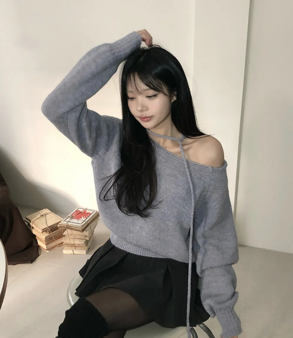 카디건 모델 착용 이미지-S3L33