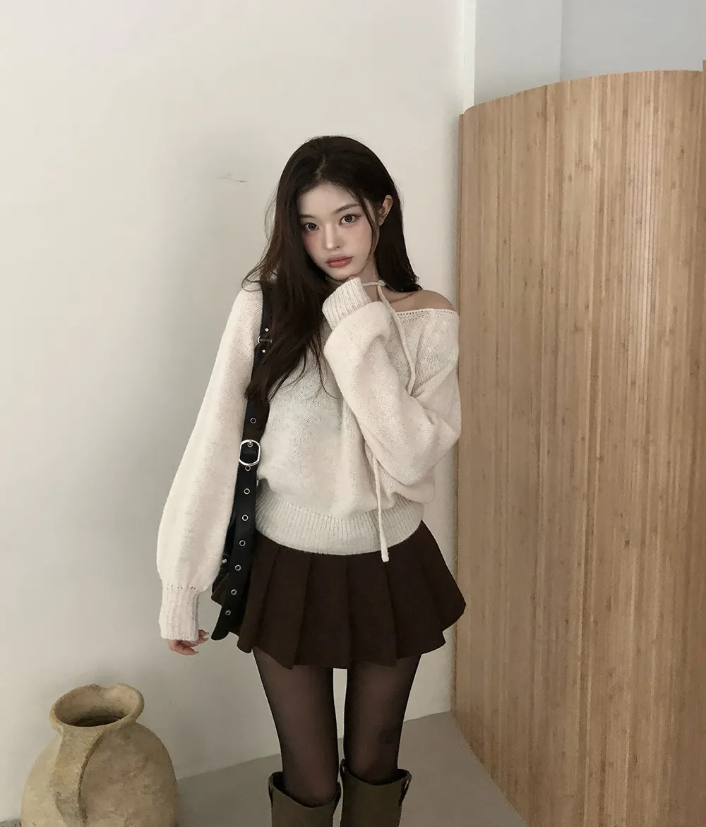 카디건 모델 착용 이미지-S3L9