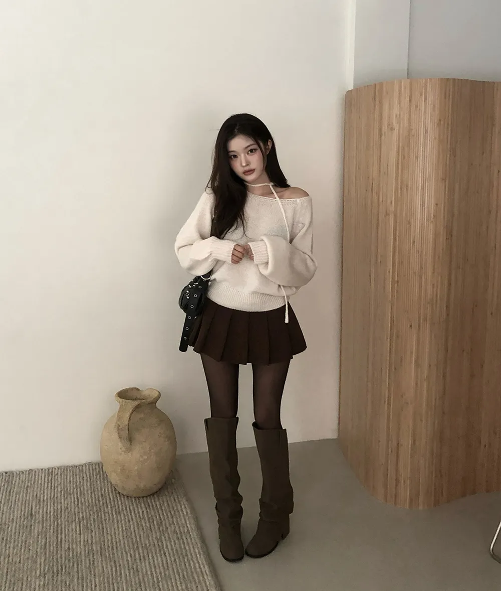 카디건 모델 착용 이미지-S3L14