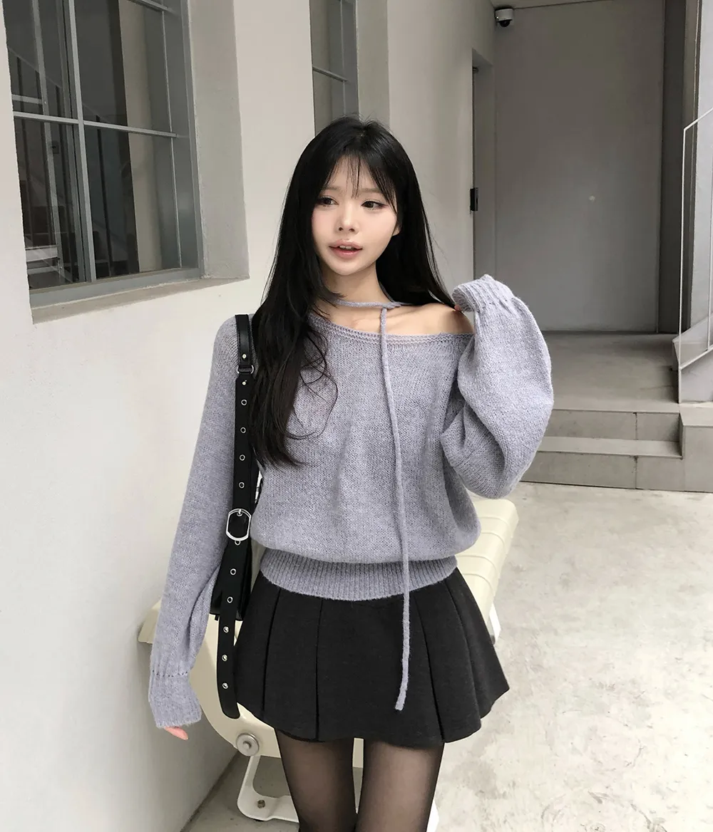 카디건 모델 착용 이미지-S3L30