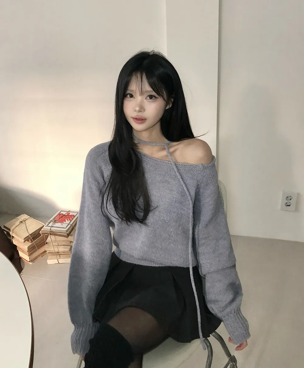 카디건 모델 착용 이미지-S3L31