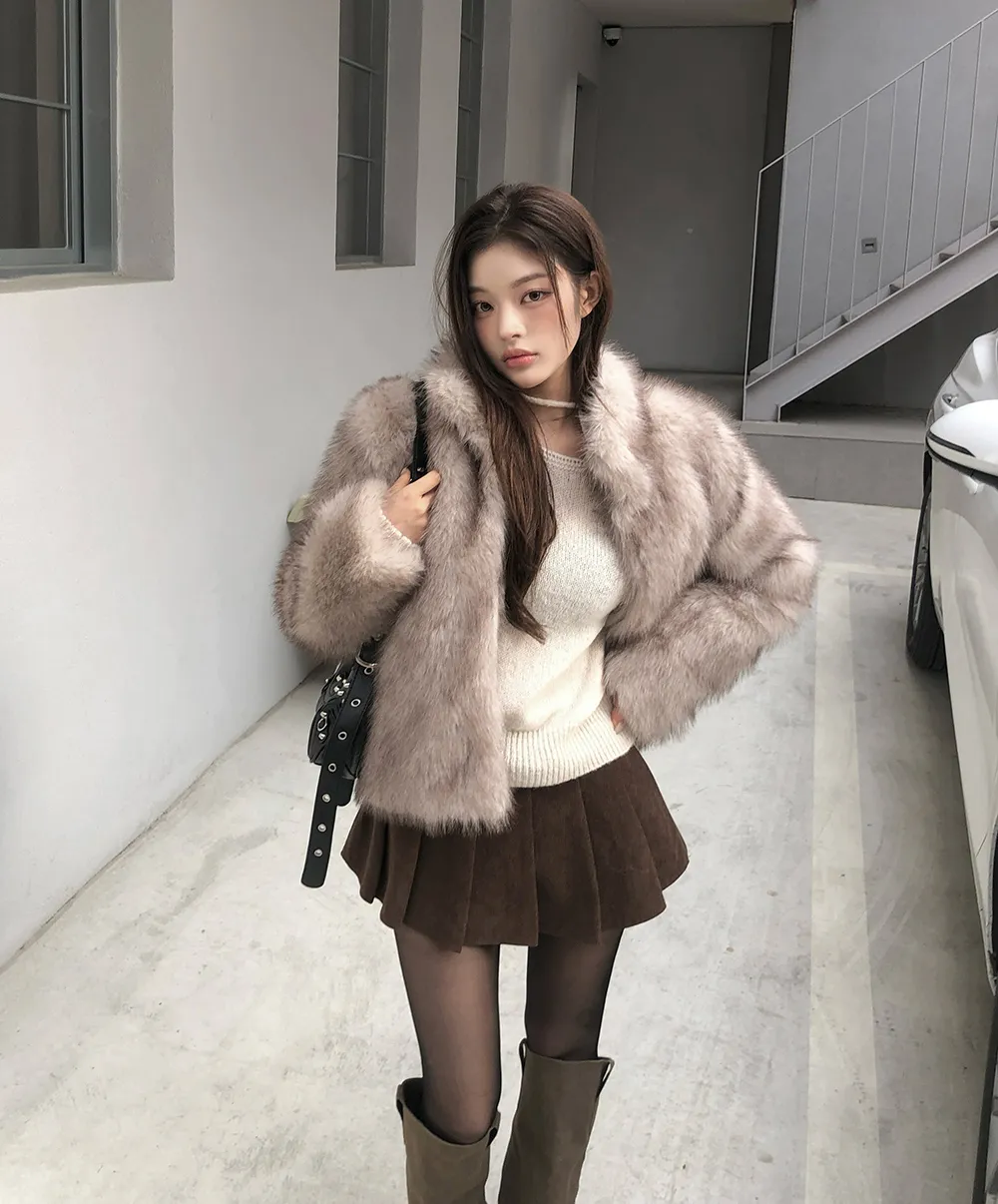 카디건 모델 착용 이미지-S3L44