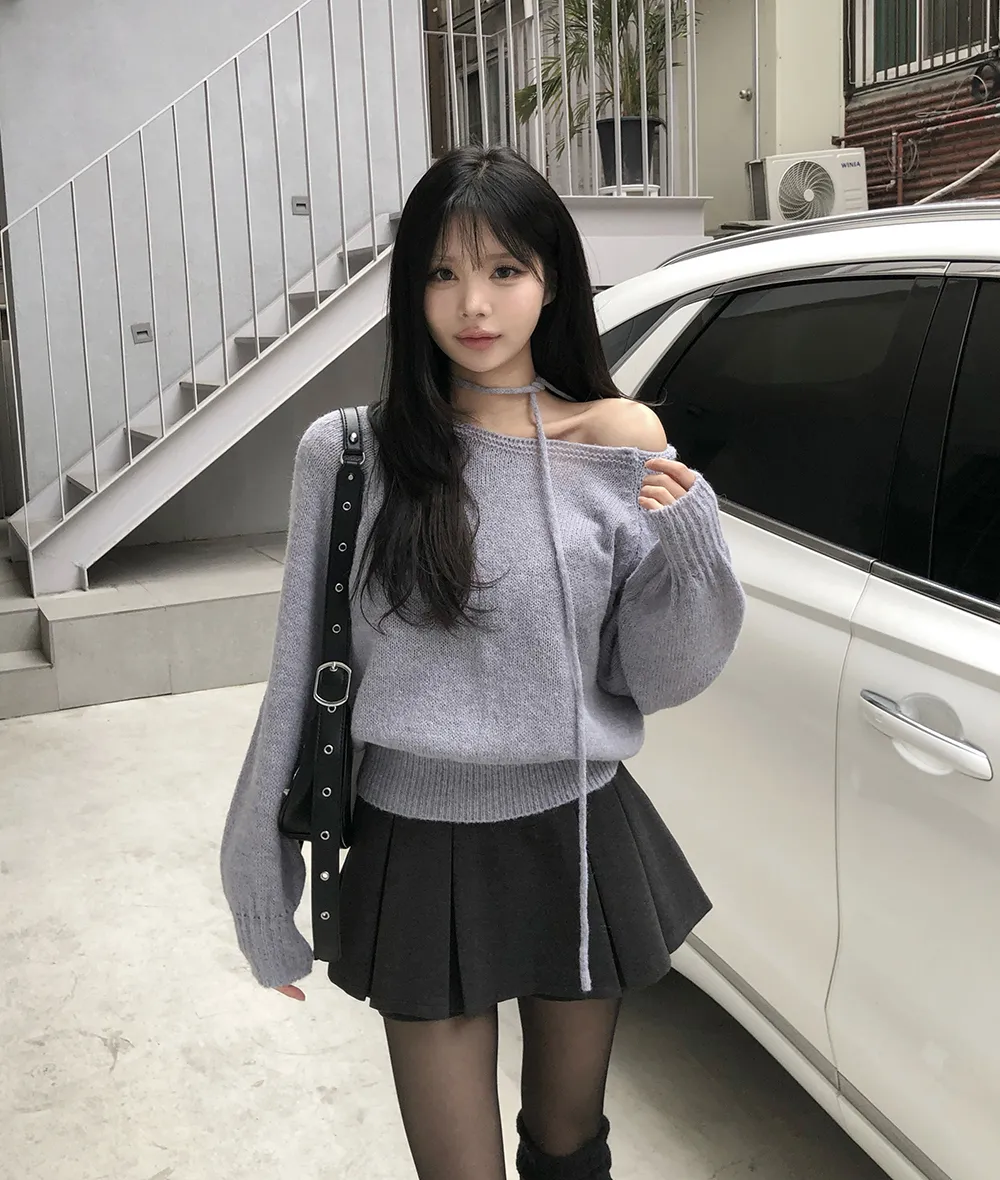 카디건 모델 착용 이미지-S3L36