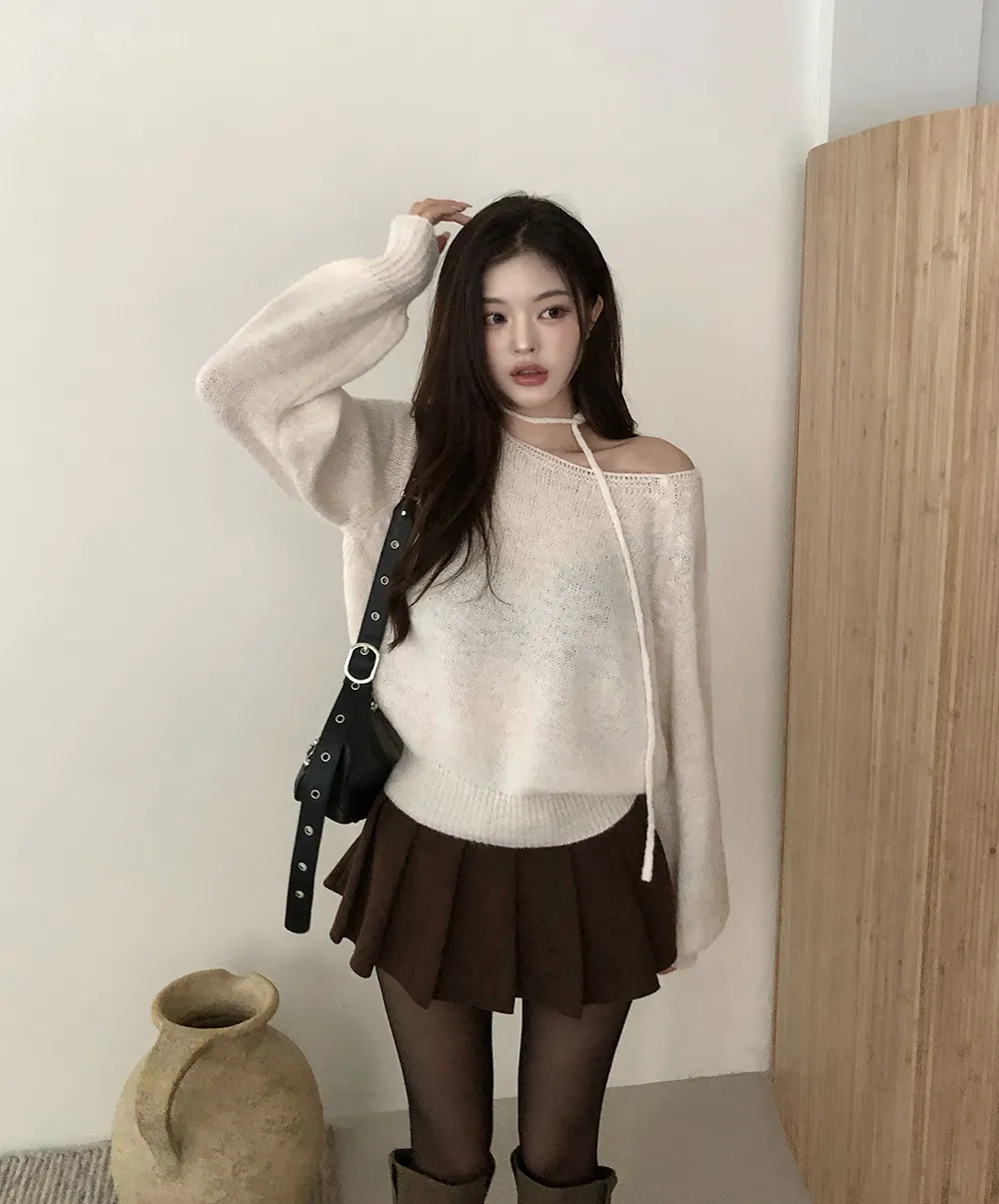 카디건 모델 착용 이미지-S3L17