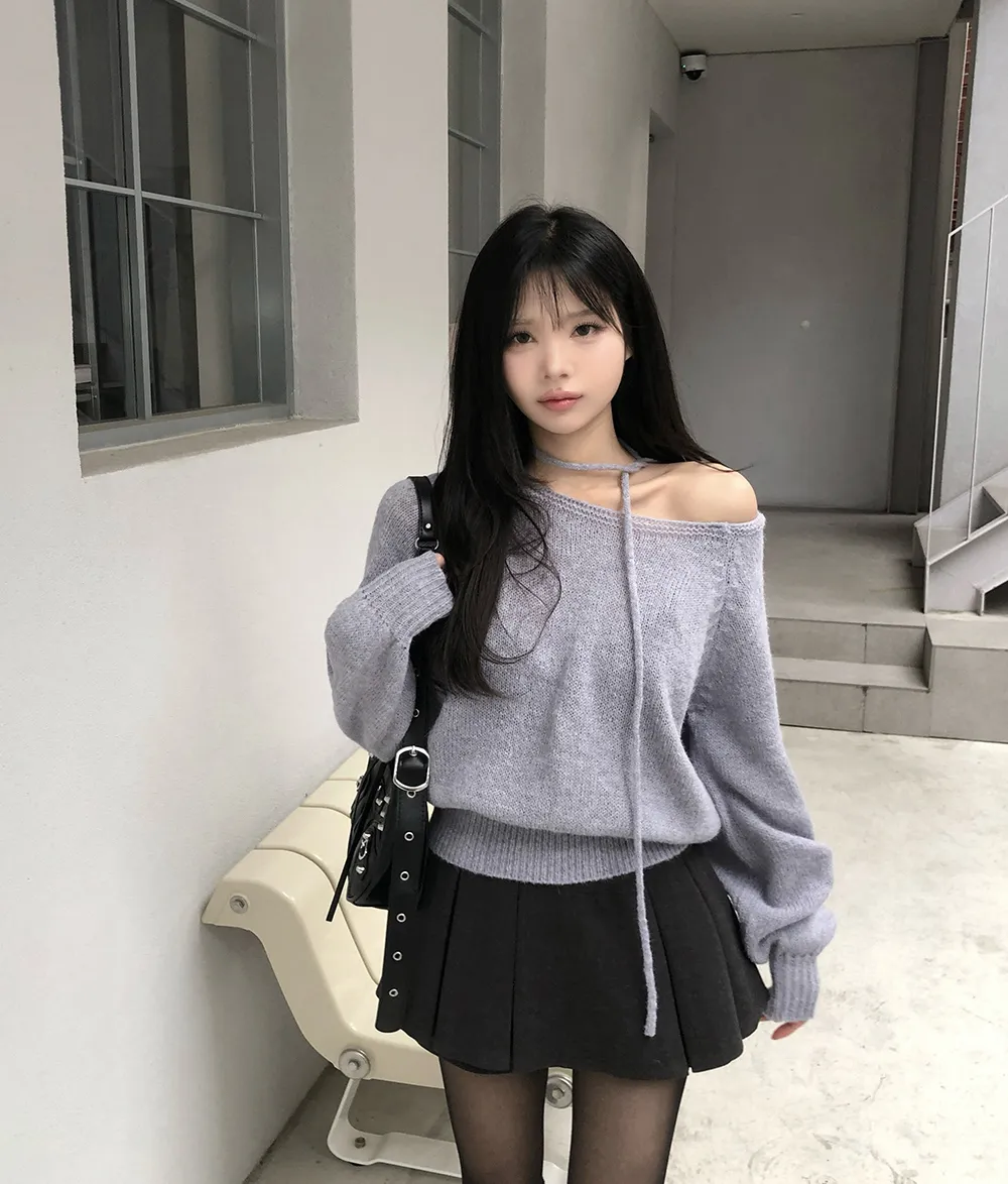 카디건 모델 착용 이미지-S3L28