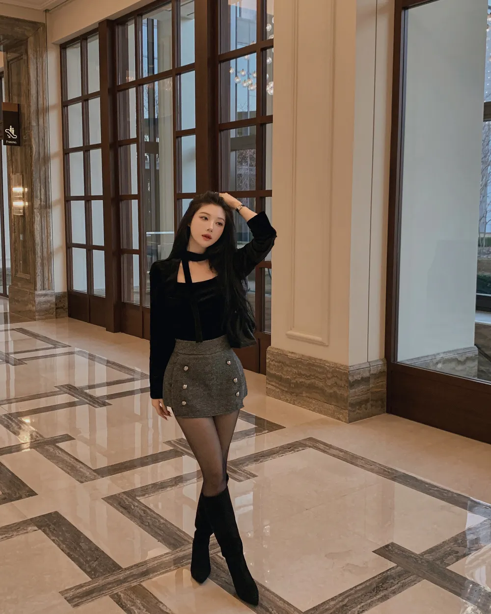 신발 모델 착용 이미지-S1L82