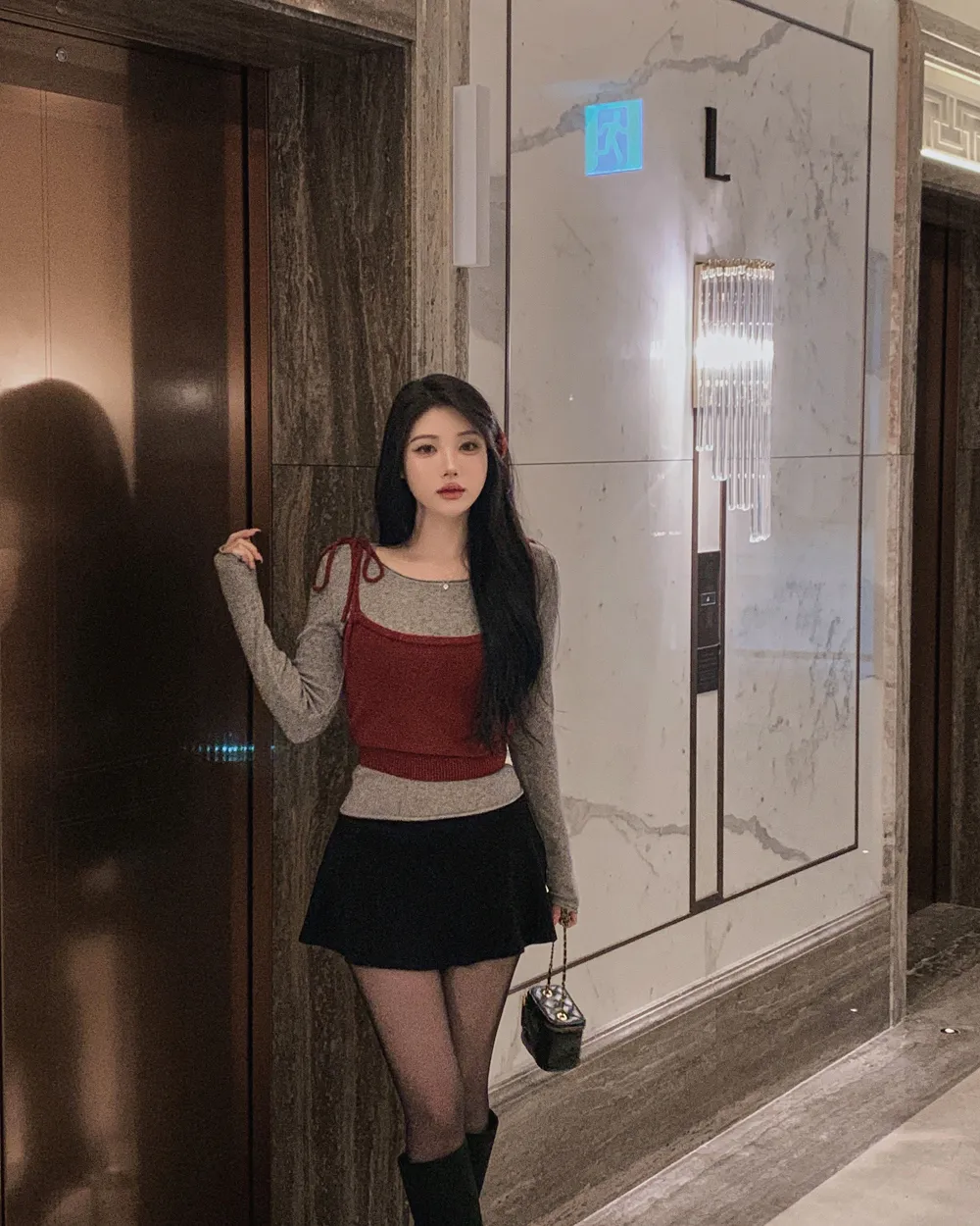 신발 모델 착용 이미지-S1L106