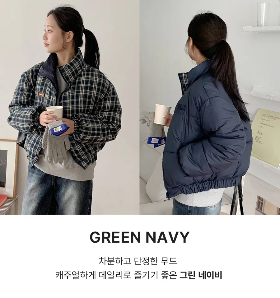 패딩 모델 착용 이미지-S1L9