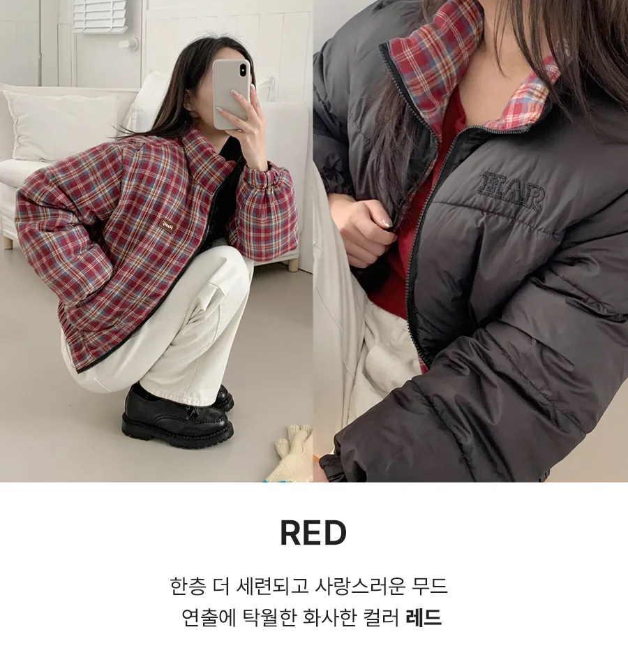 패딩 모델 착용 이미지-S1L10