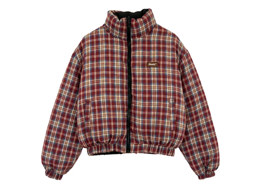 패딩 버건디 색상 이미지-S1L58